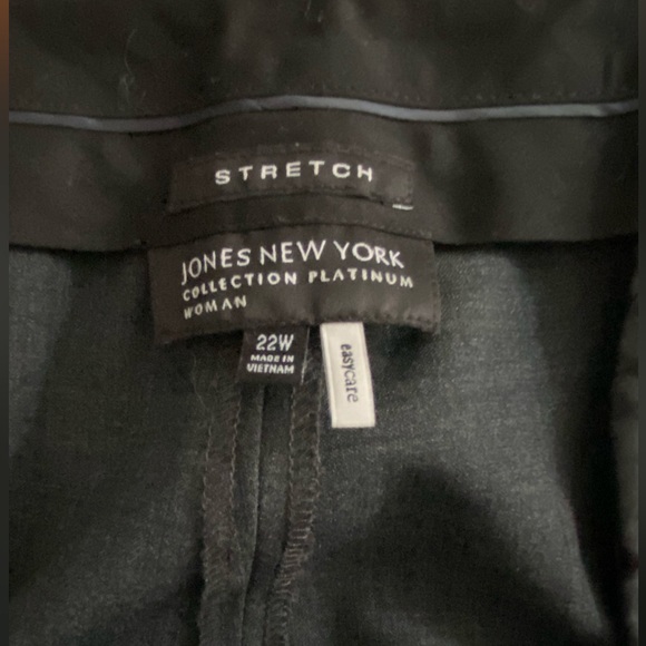Jones of New York size 22 charcoal grey dress pants - Picture 3 of 5